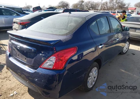 2019 Nissan Versa 1.6 Sv из США, поврежденный, VIN 3N1CN7AP9KL835106
